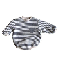 Load image into Gallery viewer, Baby Unisex Striped Rompers Wholesale 221117321
