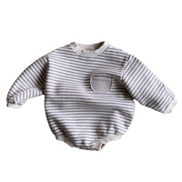Load image into Gallery viewer, Baby Unisex Striped Rompers Wholesale 221117321
