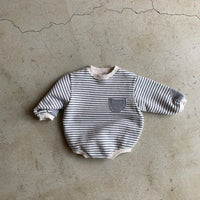 Load image into Gallery viewer, Baby Unisex Striped Rompers Wholesale 221117321
