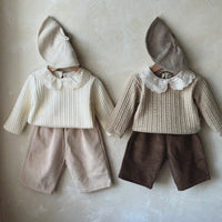 Load image into Gallery viewer, Baby Girls Solid Color Lace Tops Wholesale 221117335
