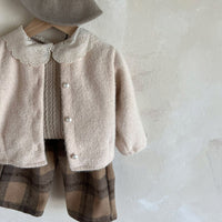 Load image into Gallery viewer, Baby Girls Solid Color Lace Tops Wholesale 221117335
