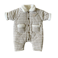 Load image into Gallery viewer, Baby Unisex Checked Rompers Wholesale 221117345
