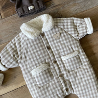 Load image into Gallery viewer, Baby Unisex Checked Rompers Wholesale 221117345
