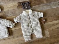 Load image into Gallery viewer, Baby Unisex Checked Rompers Wholesale 221117345
