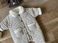 Load image into Gallery viewer, Baby Unisex Checked Rompers Wholesale 221117345
