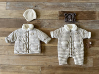Load image into Gallery viewer, Baby Unisex Checked Rompers Wholesale 221117345
