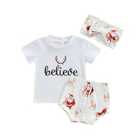 Load image into Gallery viewer, 2 Pieces Set Baby Kid Unisex Letters Animals Print T-Shirts And Cartoon Shorts Wholesale 221117347

