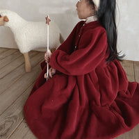 Load image into Gallery viewer, Baby Girls Solid Color Dresses And Lace Accessories Others Accessories Wholesale 221117352
