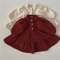 Load image into Gallery viewer, Baby Girls Solid Color Dresses And Lace Accessories Others Accessories Wholesale 221117352
