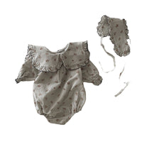 Load image into Gallery viewer, Baby Girls Flower Print Rompers Wholesale 221117355
