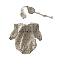 Load image into Gallery viewer, Baby Girls Flower Print Rompers Wholesale 221117355
