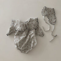 Load image into Gallery viewer, Baby Girls Flower Print Rompers Wholesale 221117355
