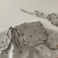 Load image into Gallery viewer, Baby Girls Flower Print Rompers Wholesale 221117355
