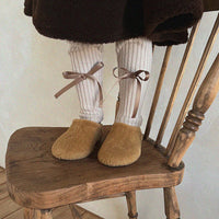 Load image into Gallery viewer, Baby Girls Solid Color Muslin&amp;Ribbed Pants Leggings Wholesale 221117361
