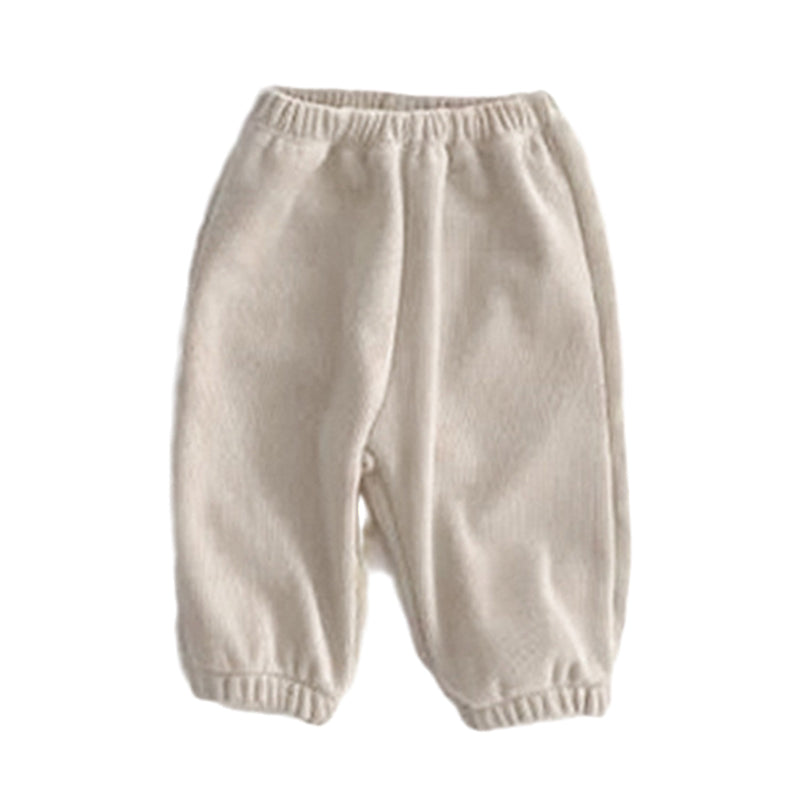 Baby Unisex Solid Color Pants Wholesale 221117370