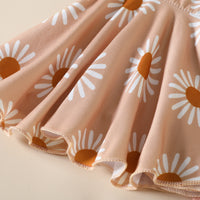 Load image into Gallery viewer, 3 Pieces Set Baby Girls Flower Print Headwear Lace Rompers And Pants Wholesale 221117376
