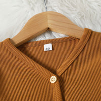 Load image into Gallery viewer, Baby Kid Girls Solid Color Cardigan Wholesale 221117387
