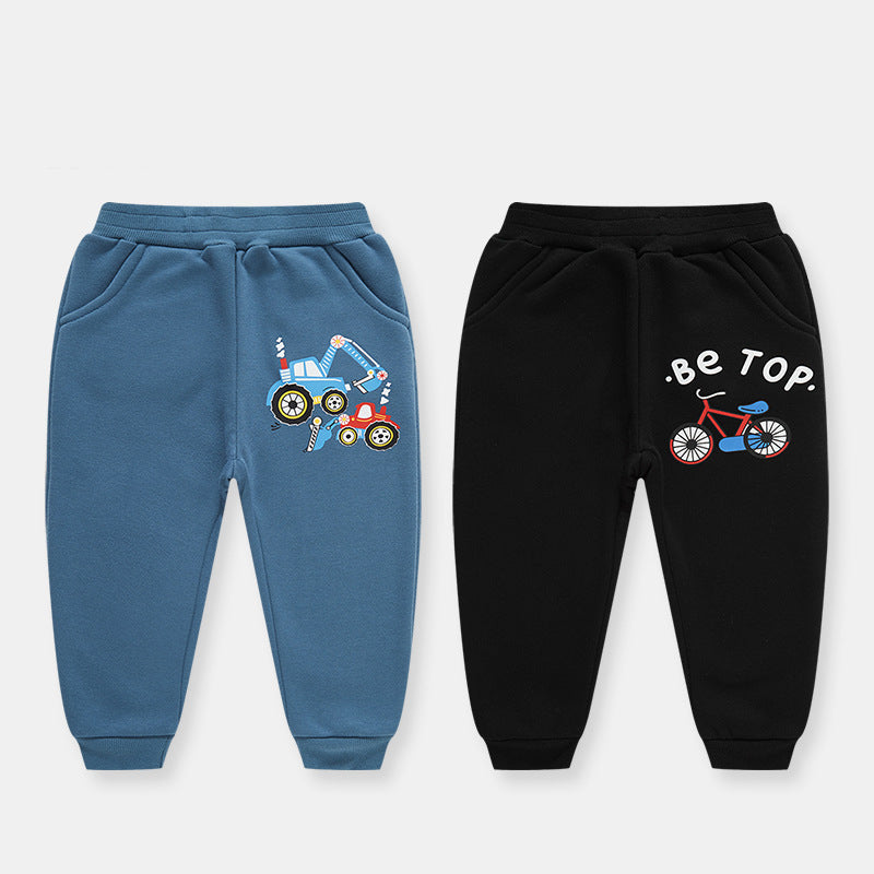 Baby Kid Boys Cartoon Print Pants Wholesale 221117391