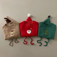 Load image into Gallery viewer, Baby Unisex Solid Color Cartoon Christmas Rompers Hats Wholesale 221117402
