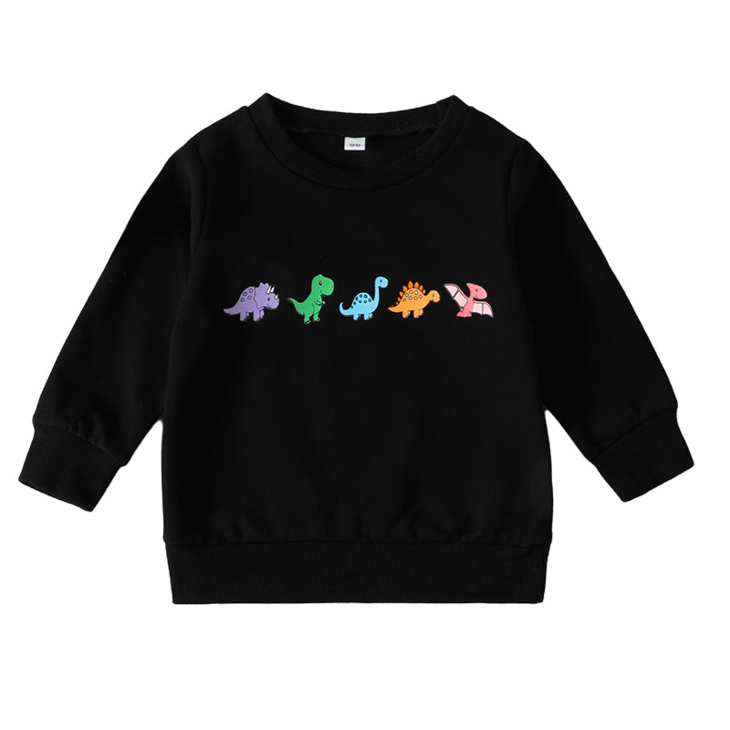 Baby Boys Dinosaur Print Hoodies Swearshirts Wholesale 221117435
