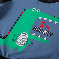Load image into Gallery viewer, Baby Kid Boys Letters Dinosaur Cartoon Print Hoodies Swearshirts Wholesale 22111744
