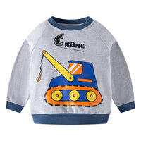 Load image into Gallery viewer, Baby Kid Boys Letters Cartoon Print Hoodies Swearshirts Wholesale 22111745
