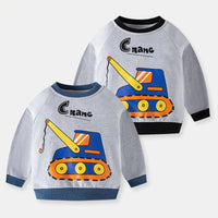 Load image into Gallery viewer, Baby Kid Boys Letters Cartoon Print Hoodies Swearshirts Wholesale 22111745
