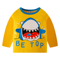 Load image into Gallery viewer, Baby Kid Unisex Letters Animals Cartoon Print Tops Wholesale 22111753
