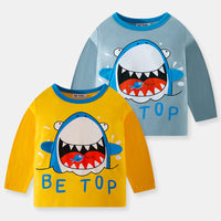 Load image into Gallery viewer, Baby Kid Unisex Letters Animals Cartoon Print Tops Wholesale 22111753
