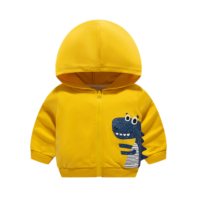 Baby Kid Unisex Animals Cartoon Print Jackets Outwears Wholesale 22111756