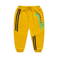 Load image into Gallery viewer, Baby Kid Boys Striped Dinosaur Print Sports Pants Wholesale 22111757
