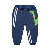 Load image into Gallery viewer, Baby Kid Boys Striped Dinosaur Print Sports Pants Wholesale 22111757
