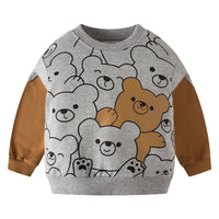 Load image into Gallery viewer, Baby Kid Boys Animals Cartoon Print Hoodies Swearshirts Wholesale 22111758
