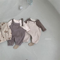 Load image into Gallery viewer, Baby Unisex Solid Color Jumpsuits Wholesale 22111762
