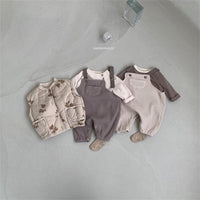 Load image into Gallery viewer, Baby Unisex Solid Color Jumpsuits Wholesale 22111762
