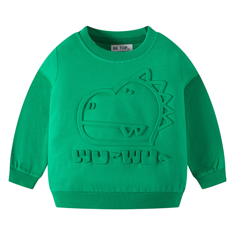 Baby Kid Unisex Solid Color Letters Cartoon Hoodies Swearshirts Wholesale 22111770