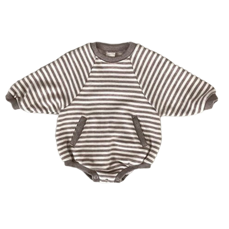Baby Unisex Striped Rompers Wholesale 22111775