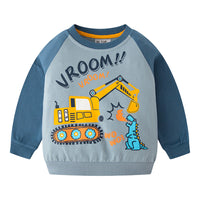 Load image into Gallery viewer, Baby Kid Unisex Letters Dinosaur Cartoon Print Hoodies Swearshirts Wholesale 22111795
