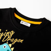 Load image into Gallery viewer, Baby Kid Unisex Letters Dinosaur Print Hoodies Swearshirts Wholesale 22111796
