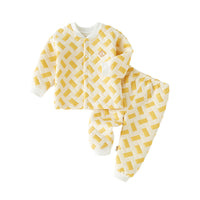 Load image into Gallery viewer, 2 Pieces Set Baby Kid Unisex Checked Jackets Outwears And Pants Sleepwears Wholesale 22111798
