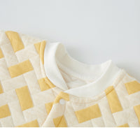 Load image into Gallery viewer, 2 Pieces Set Baby Kid Unisex Checked Jackets Outwears And Pants Sleepwears Wholesale 22111798
