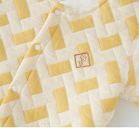 Load image into Gallery viewer, 2 Pieces Set Baby Kid Unisex Checked Jackets Outwears And Pants Sleepwears Wholesale 22111798
