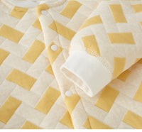 Load image into Gallery viewer, 2 Pieces Set Baby Kid Unisex Checked Jackets Outwears And Pants Sleepwears Wholesale 22111798
