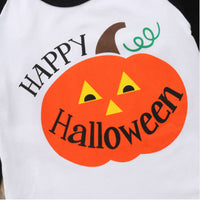 Load image into Gallery viewer, Baby Kid Unisex Letters Color-blocking Cartoon Print Halloween Tops Wholesale 22112106
