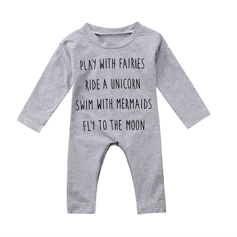 Baby Unisex Letters Jumpsuits Wholesale 22112115