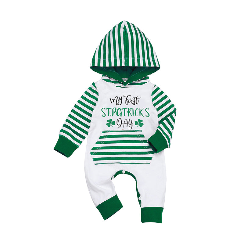 Baby Unisex Striped Letters Jumpsuits Wholesale 22112124