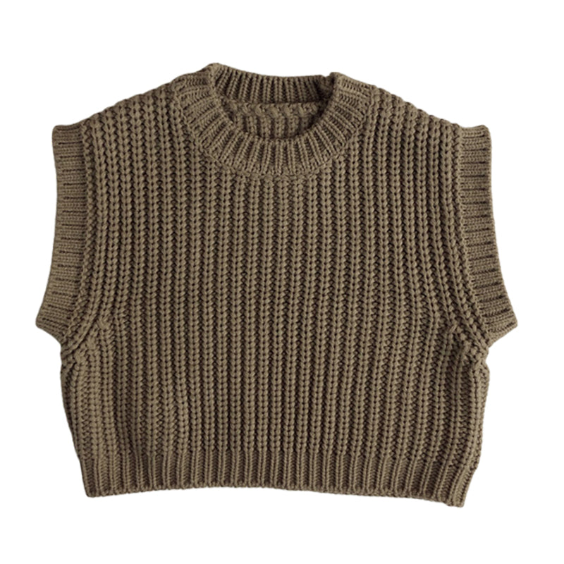 Baby Kid Unisex Solid Color Vests Waistcoats Wholesale 22112125