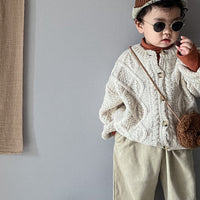 Load image into Gallery viewer, Baby Kid Unisex Solid Color Cardigan Wholesale 22112126
