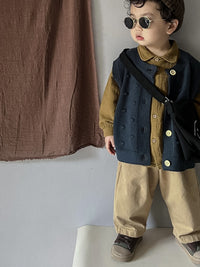 Load image into Gallery viewer, Baby Kid Unisex Solid Color Vests Waistcoats Wholesale 22112132
