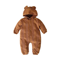 Load image into Gallery viewer, Baby Kid Unisex Solid Color Crochet Jumpsuits Wholesale 221121354
